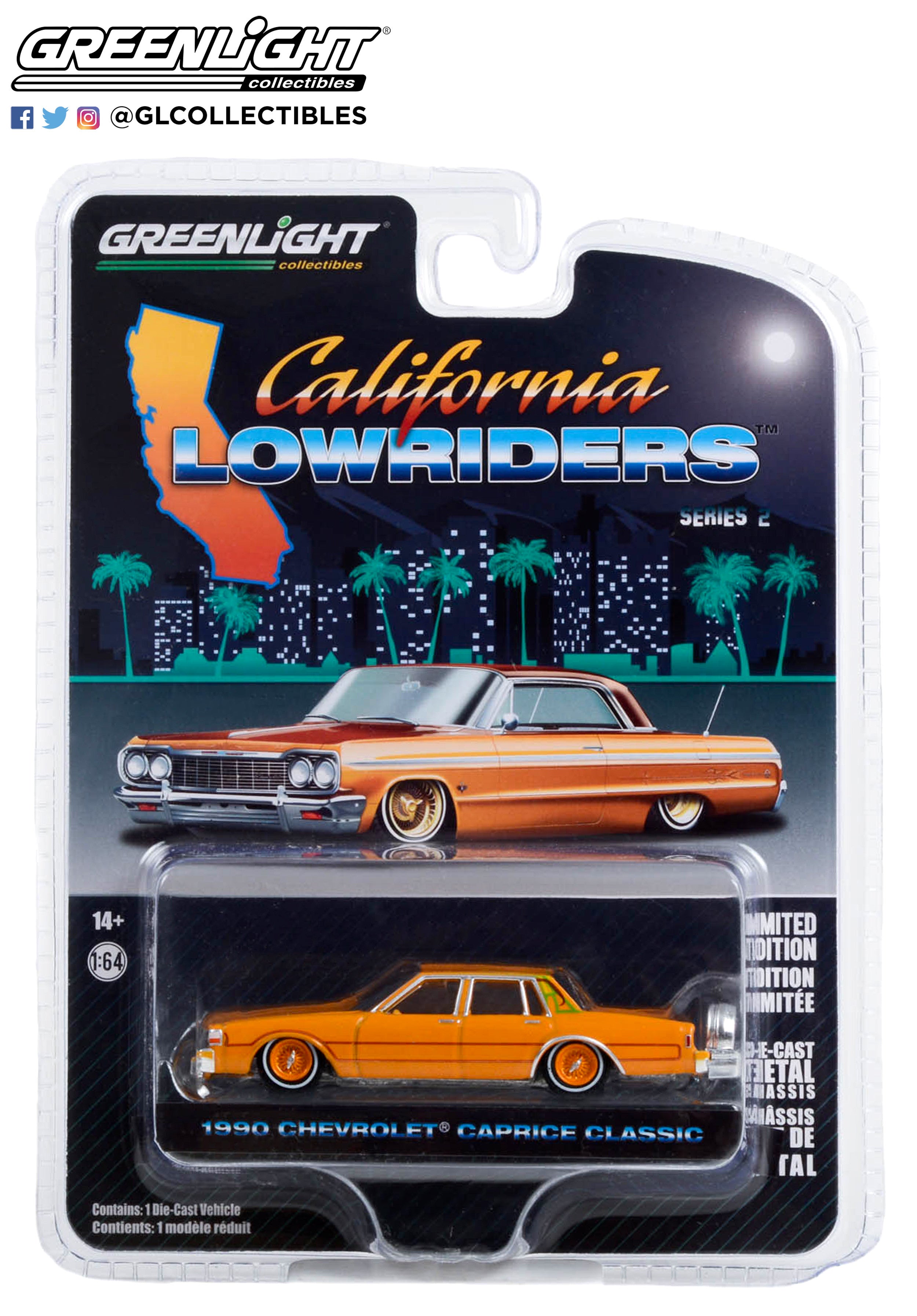 GreenLight 1:64 California Lowriders Series 2 - 1990 Chevrolet Caprice ...