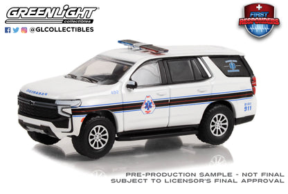 GreenLight 1:64 First Responders Series 1 - 2021 Chevrolet Tahoe - Blooming Grove Volunteer Ambulance Corps Paramedic - Washingtonville, New York 67040-F