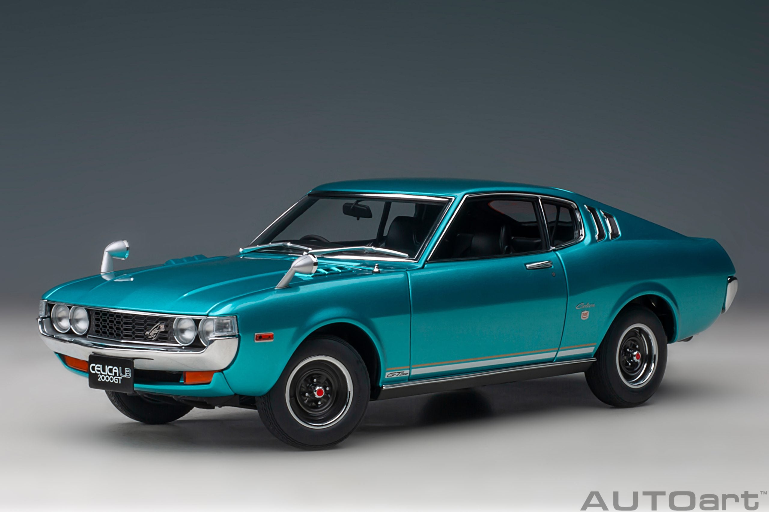 AUTOart 1:18 Toyota Celica Liftback 2000GT (RA25) 1973 (Turquoise