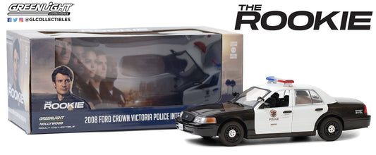 GreenLight 1:24 The Rookie (2018-Current TV Series) - 2008 Ford Crown Victoria Police Interceptor - Los Angeles Police Department (LAPD) 84111