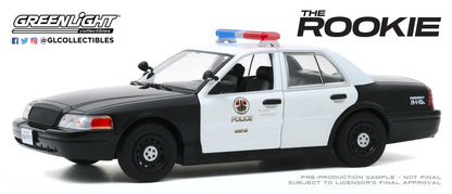 GreenLight 1:24 The Rookie (2018-Current TV Series) - 2008 Ford Crown Victoria Police Interceptor - Los Angeles Police Department (LAPD) 84111