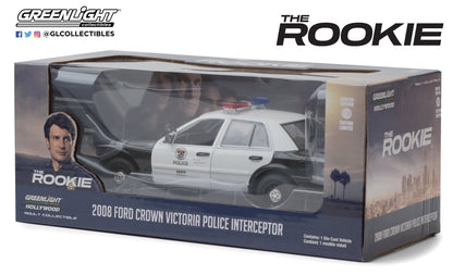 GreenLight 1:24 The Rookie (2018-Current TV Series) - 2008 Ford Crown Victoria Police Interceptor - Los Angeles Police Department (LAPD) 84111