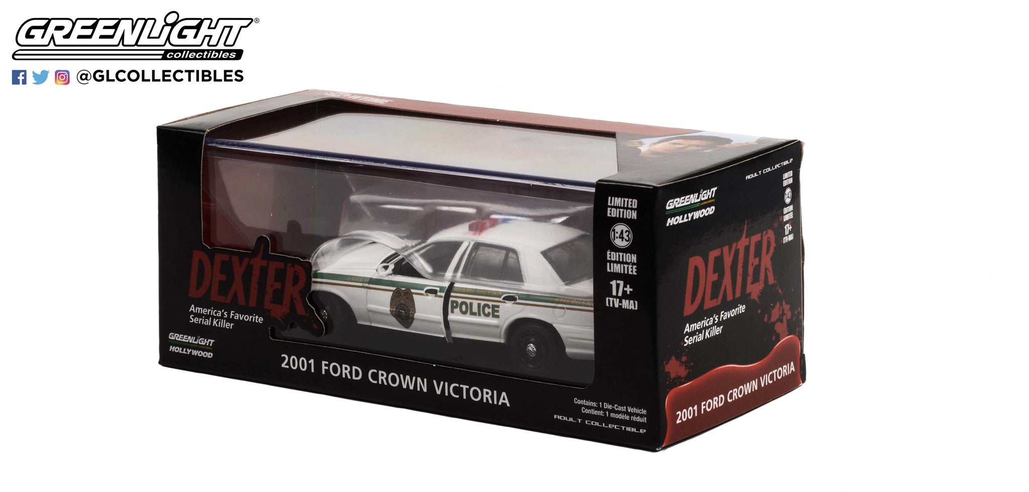 GreenLight 1 43 Dexter 2006 13 TV Series 2001 Ford Crown