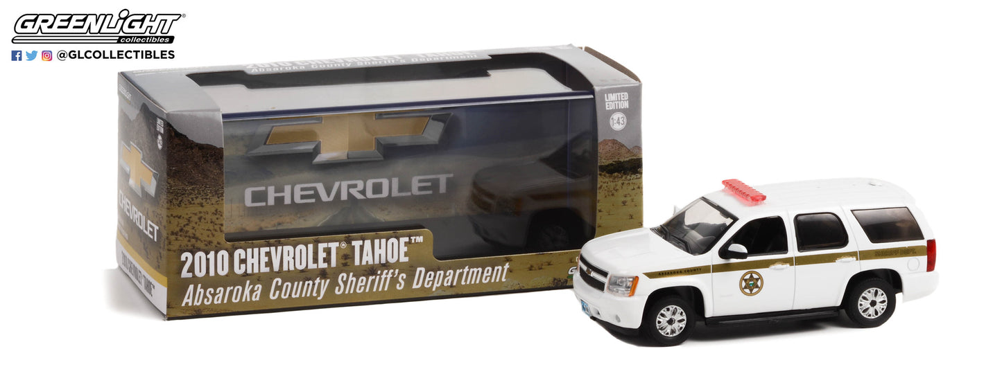 GreenLight 1:43 2010 Chevrolet Tahoe - Absaroka County Sheriff s Department 86624