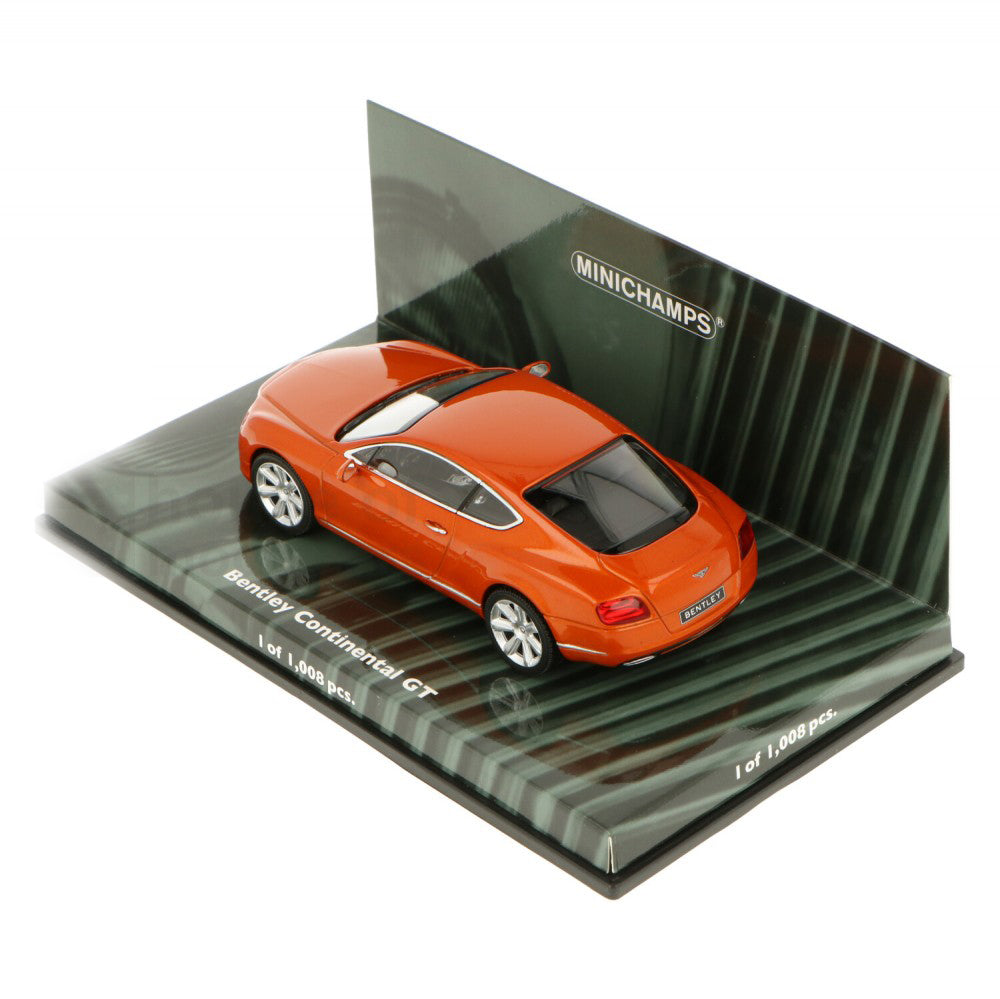 Minichamps 1:43 Bentley Continental GT 2011 Orange Metallic