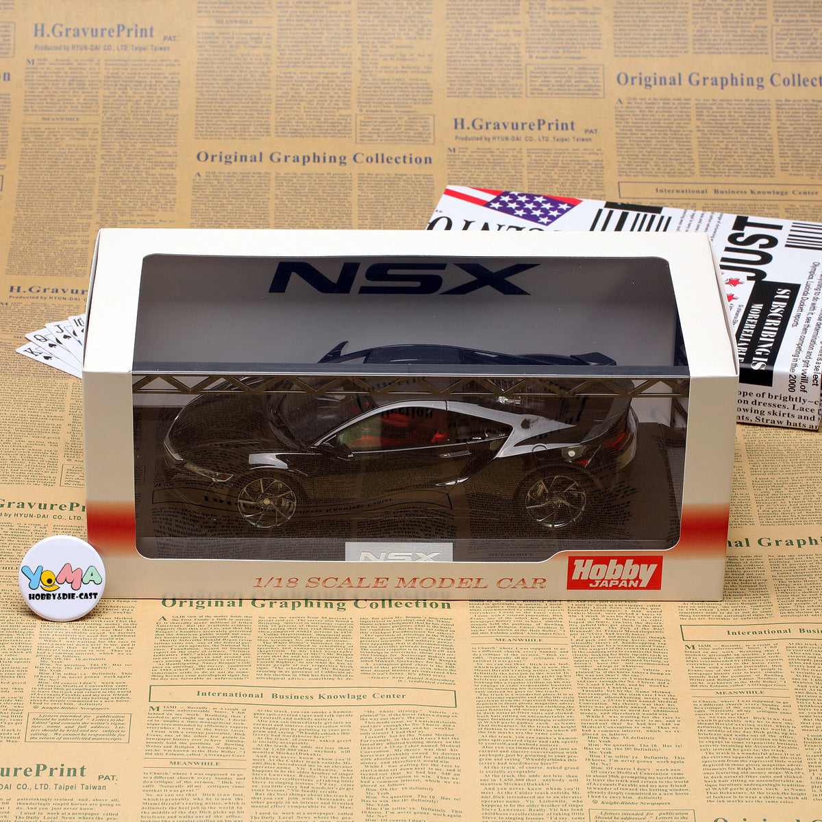 Hobby Japan 1:18 Honda NSX 2016 Black HJ1802SBK