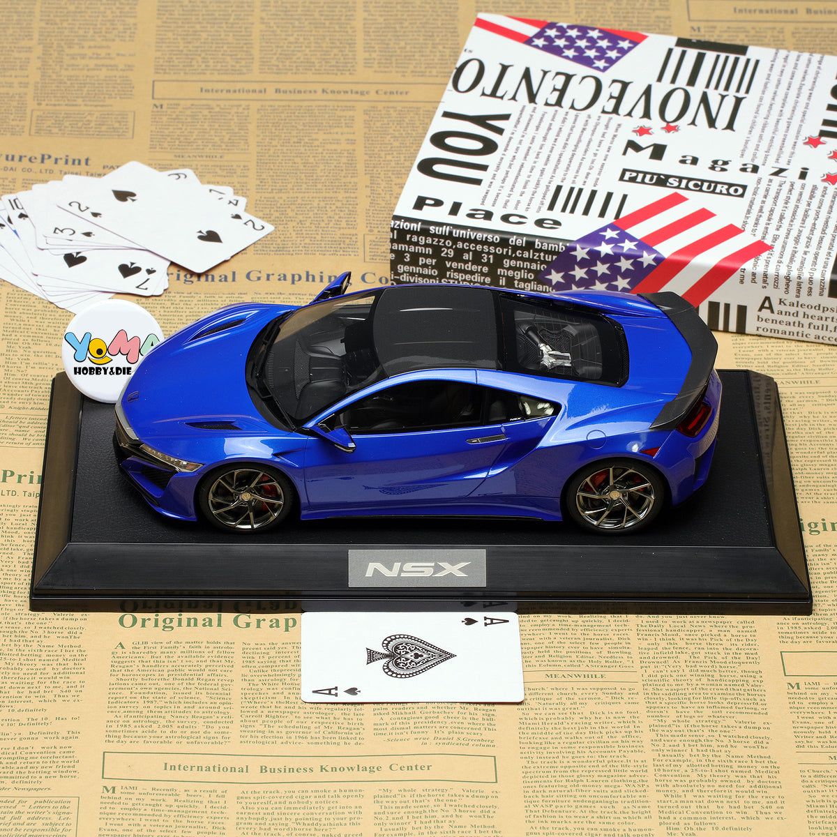 Hobby Japan 1:18 Honda NSX 2016 Blue HJ1802SBL