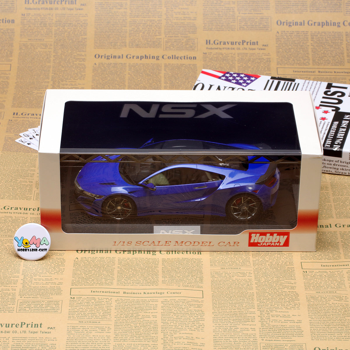 Hobby Japan 1:18 Honda NSX 2016 Blue HJ1802SBL