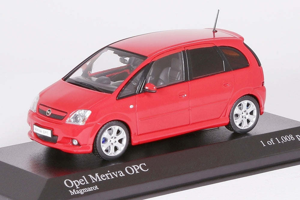 Minichamps 1:43 Opel Meriva OPC 2006 Red 400046000