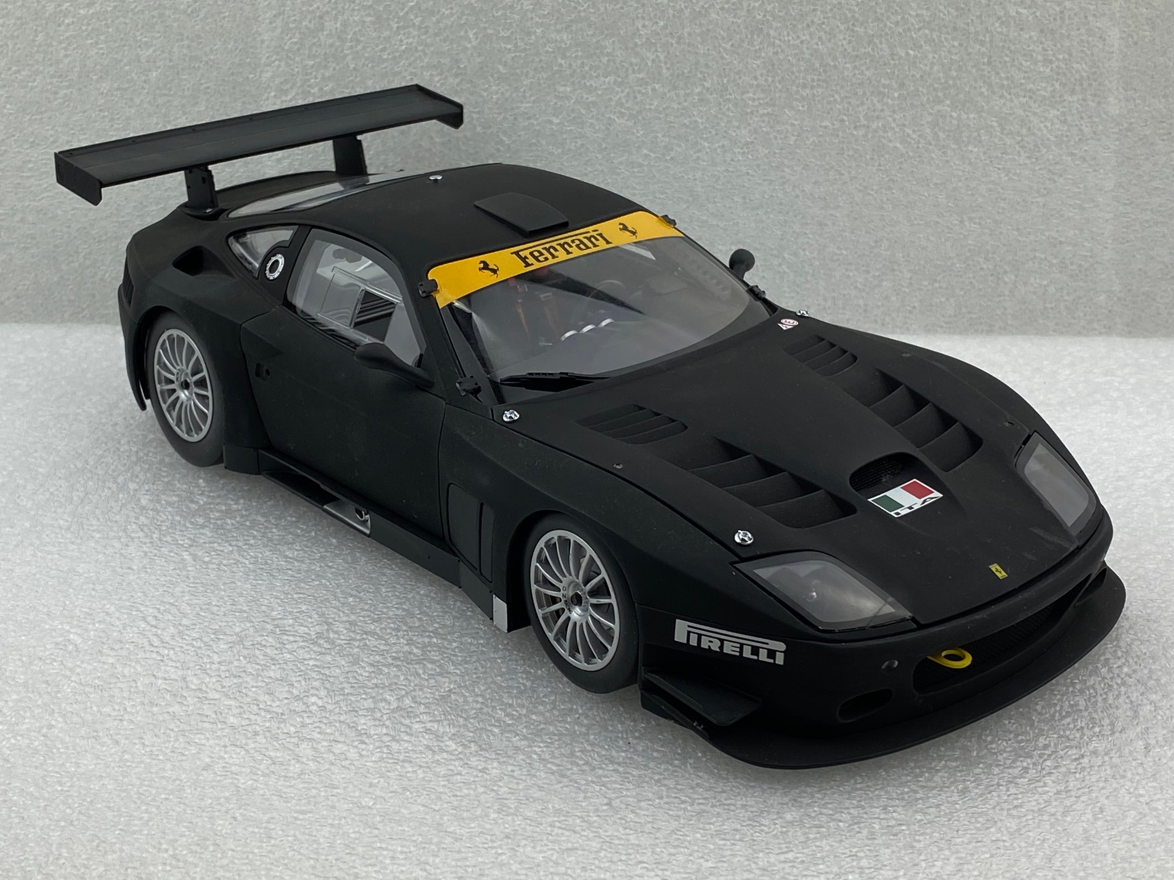 Kyosho 1:18 Ferrari 575 GTC Evoluzione 2005 Matt Black 08392A (Clearance  Final Sale)