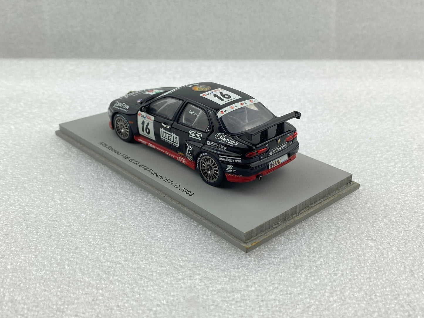 Spark 1:43 Alfa Romeo 156 GTA #16 Ruberti ETCC 2003 S0454