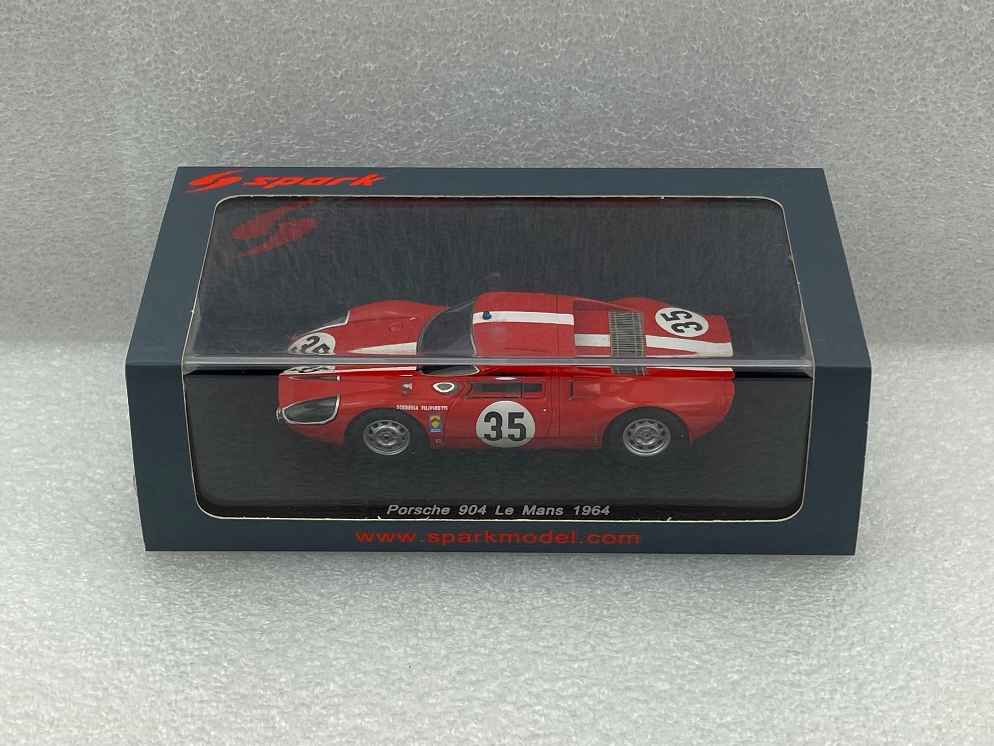 Spark 1:43 Porsche 904 Le Mans 1964 Scuderia Filipinetti #35 Herbert  Muller/Claude Sage S3441