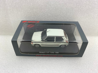 Spark 1:43 Renault 5 GT Turbo 1988 White S3858