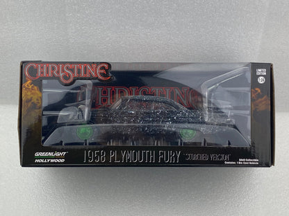 GreenLight Green Machine 1:24 Christine (1983) - 1958 Plymouth Fury (Scorched Version) 84172