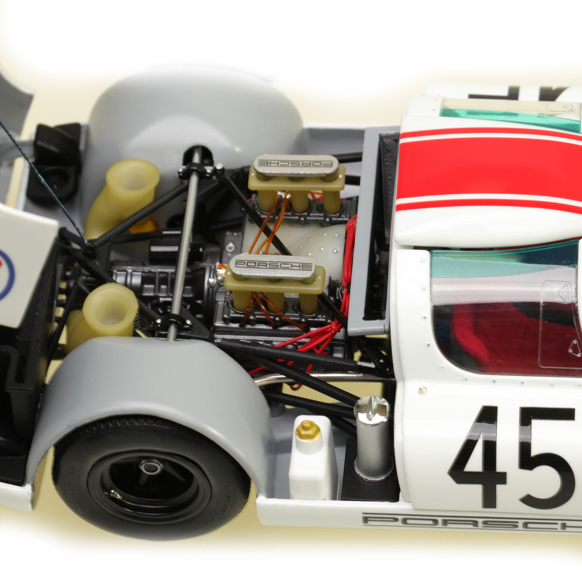 EXOTO 1:18 1968 Porsche 910 #45 Le Mans 24 Hours Jean-Pierre