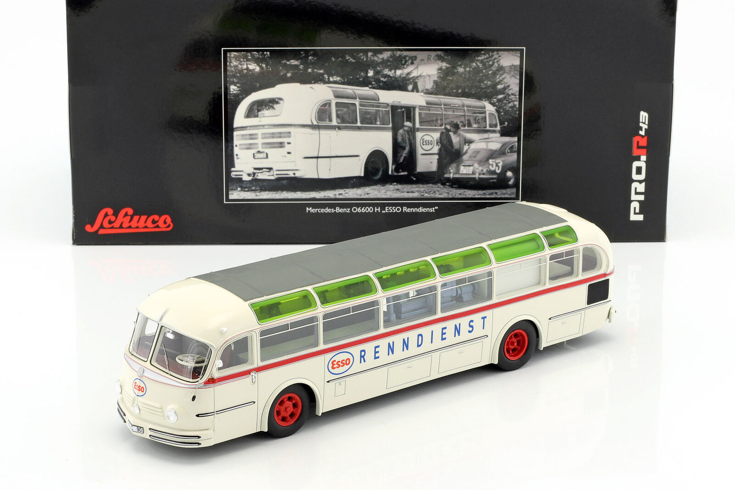 Schuco 1:43 Mercedes Benz O6600 H Esso Renndienst 450896700