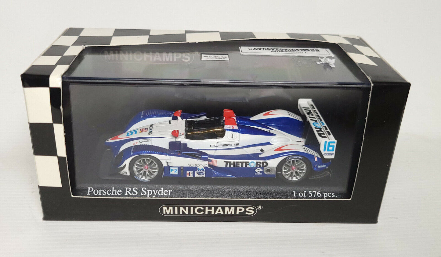 Minichamps 1:43 Porsche RS Spyder #16 Dyson Racing 4TH Place 12H Sebring 2008 400086816