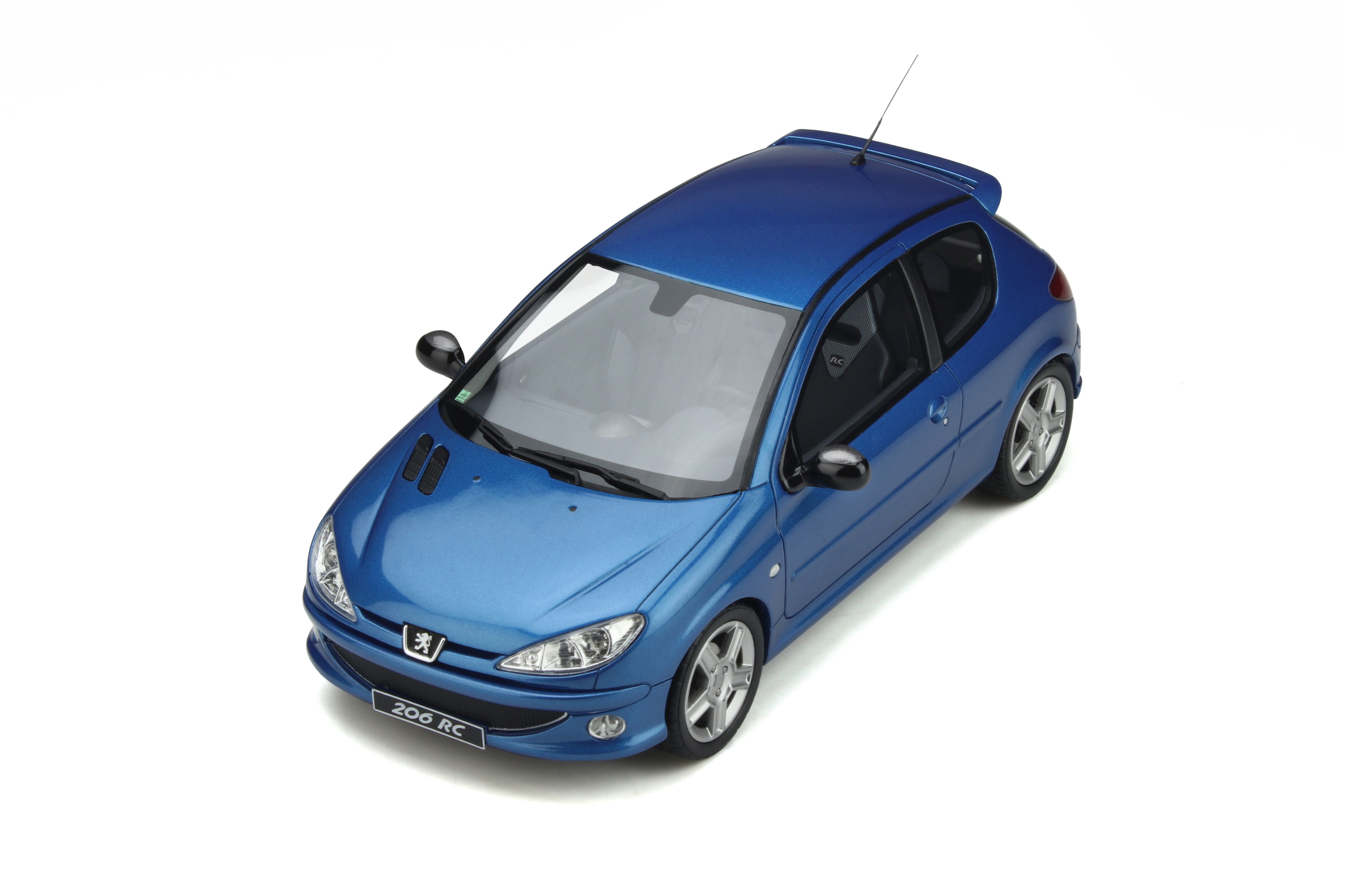 OTTO 1:18 Peugeot 206 RC Blue OT917 – YomaCarModel