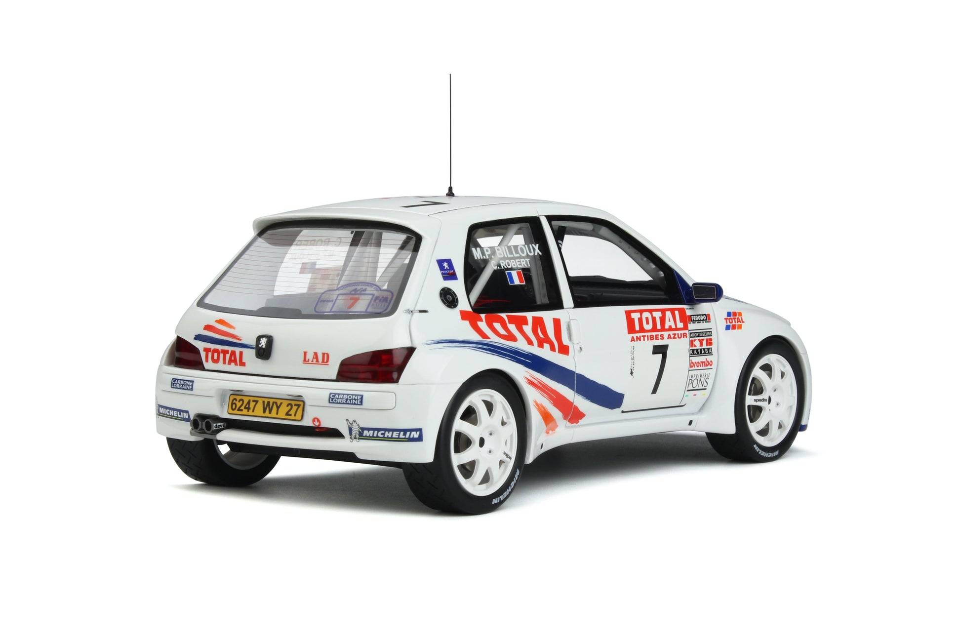 OTTO 1:18 Peugeot 106 Maxi Rallye #7 D Antibes OT947