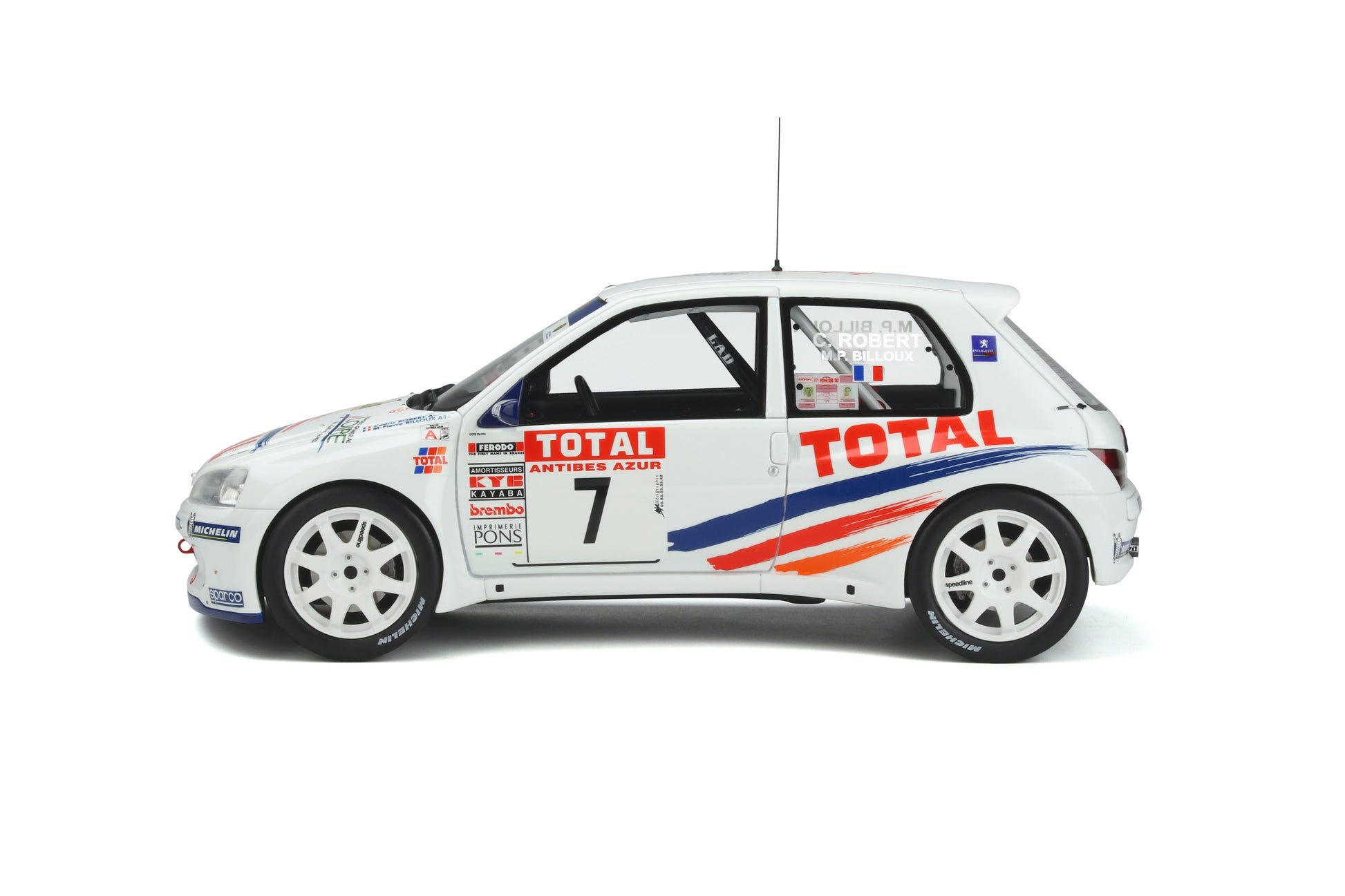 OTTO 1:18 Peugeot 106 Maxi Rallye #7 D Antibes OT947