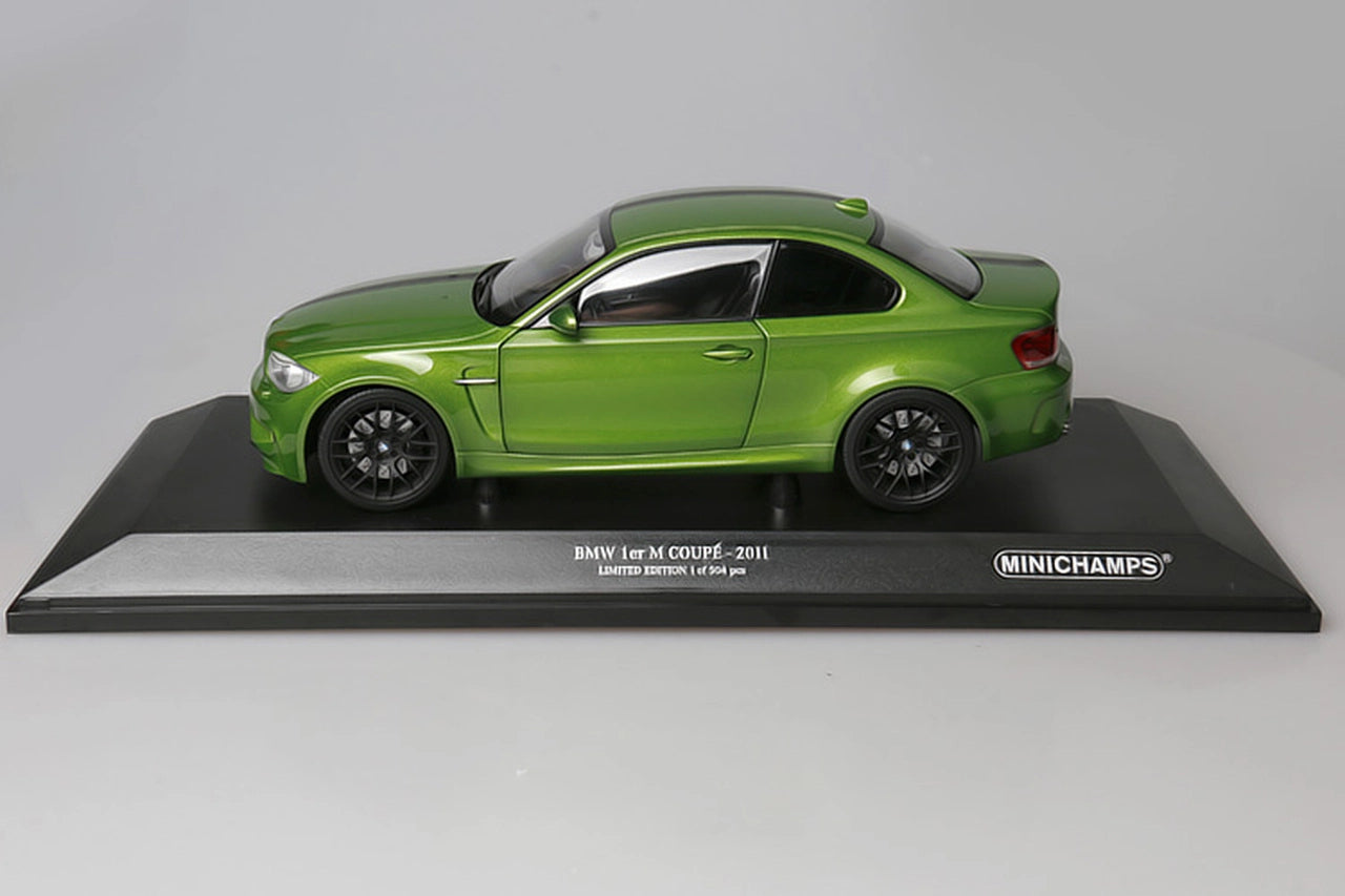 Minichamps 1:18 BMW 1er M Coupe 2011 Green 110020024 – YomaCarModel
