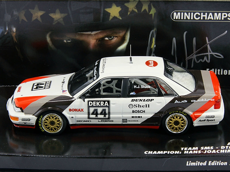 Minichamps 1:43 Audi V8 Team SMS #44 DTM 1990 Champion Hans-Joachim Stuck  444901444