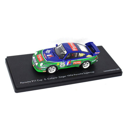 Schuco 1:43 Porsche 911 (993) Cup #25 Winner Porsche Supercup 1996 450888100