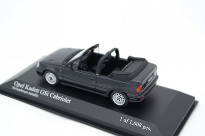 Minichamps 1:43 Opel Kadett E GSi Convertible 1989 Black 400045931