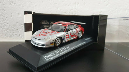 Minichamps 1:43 Porsche 911 GT3 Rockenfeller/Van overbeck/Neiman/Pecknik/Cunningham #74 24H Daytona 2004 400046274