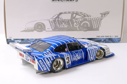 Minichamps 1:18 Ford Capri Turbo GR.5 D&W Klaus Niedzwiedz  #3 DRM 1982 100828503