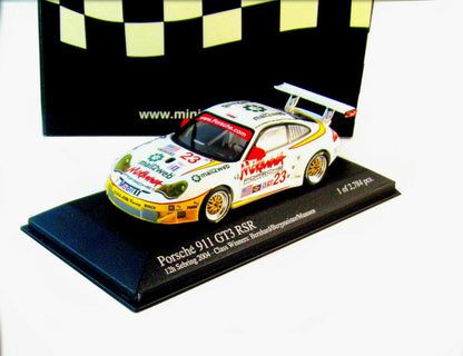 Minichamps 1:43 Porsche 911 GT3 RSR #23 Class Winner 12h Sebring 2004 Mail2web 400046423