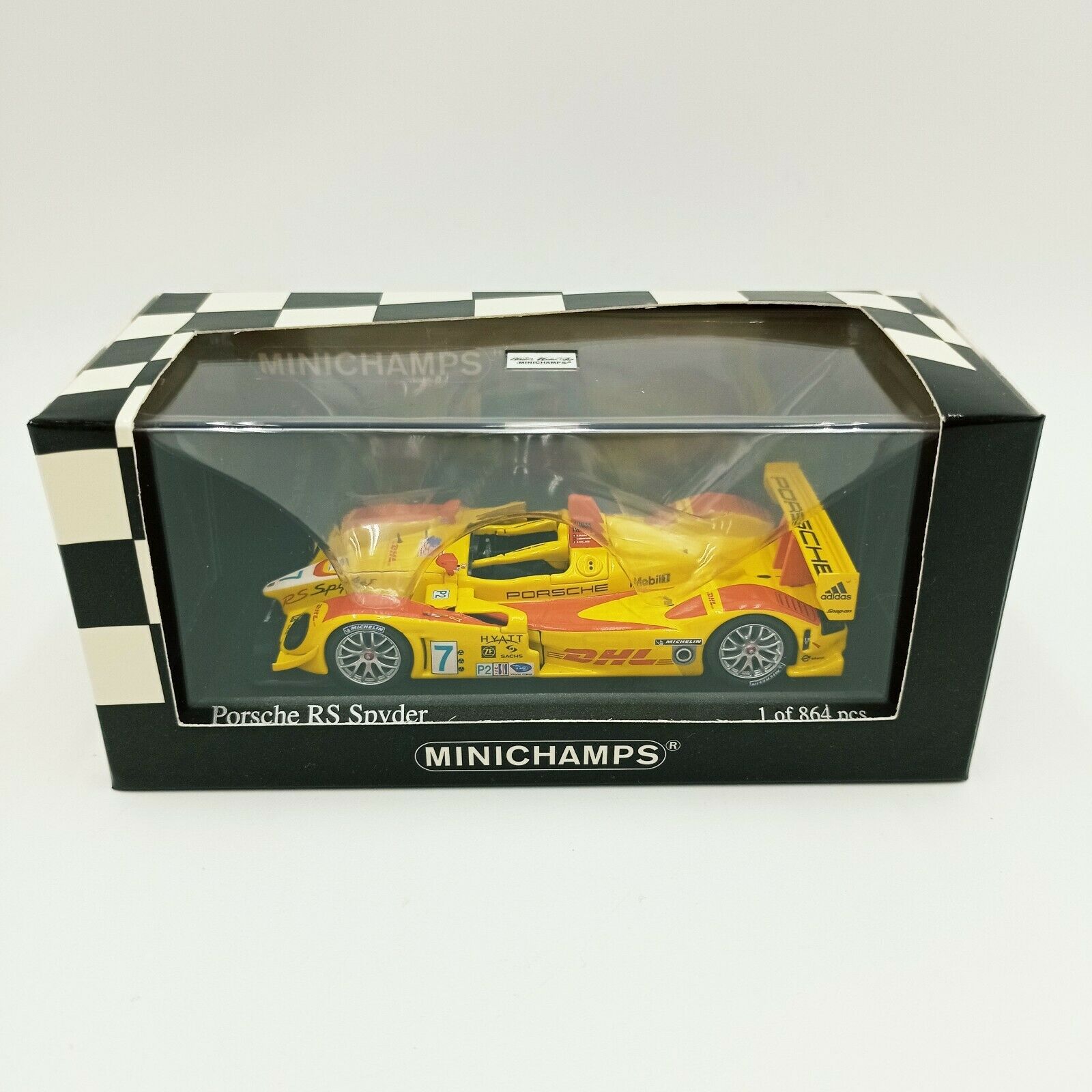 Minichamps 1:43 Porsche RS Spyder #7 Penske Racing Winner Sebring 