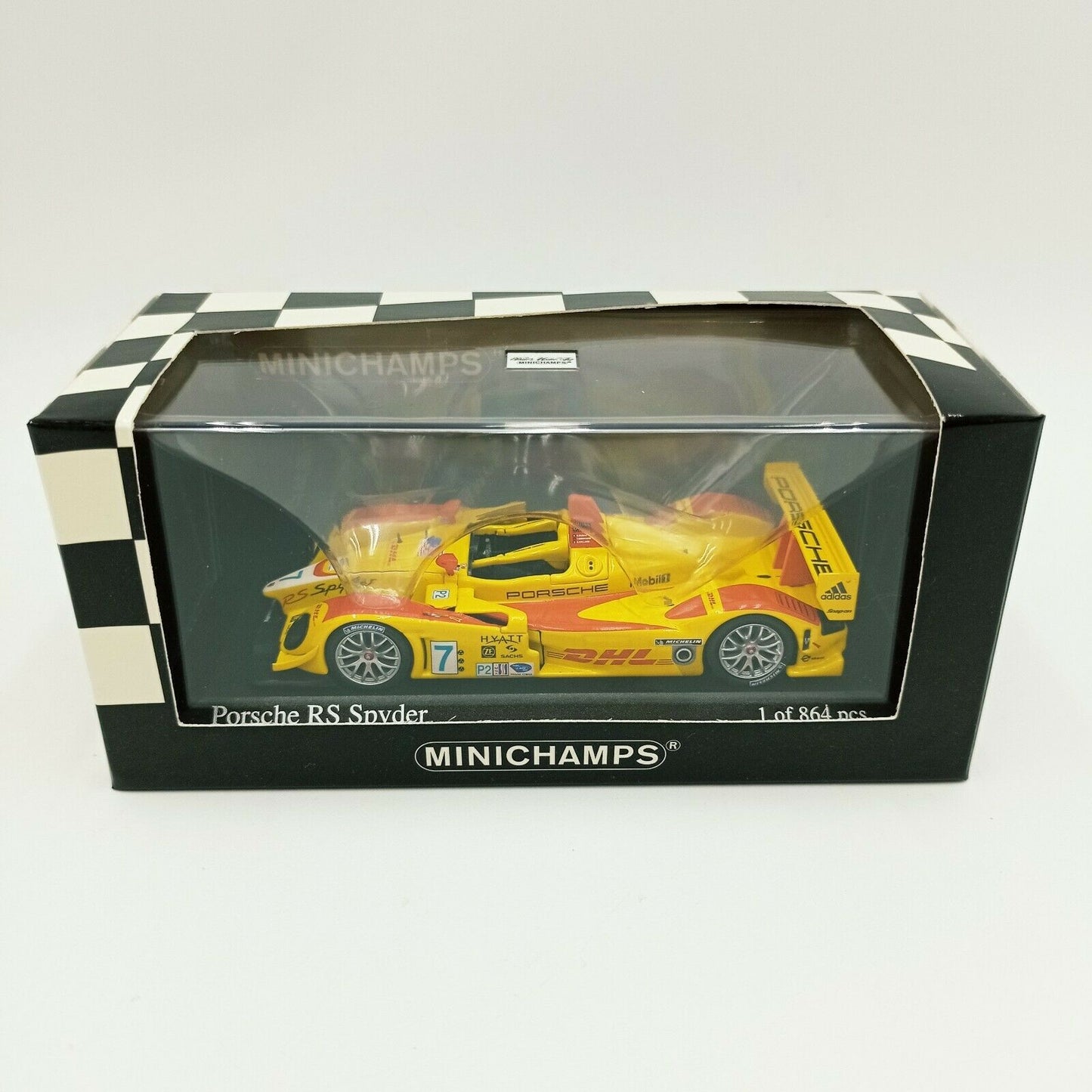 Minichamps 1:43 Porsche RS Spyder #7 Penske Racing Winner Sebring 12H 2008  R. Dumas - T. Bernhard - E 400086807