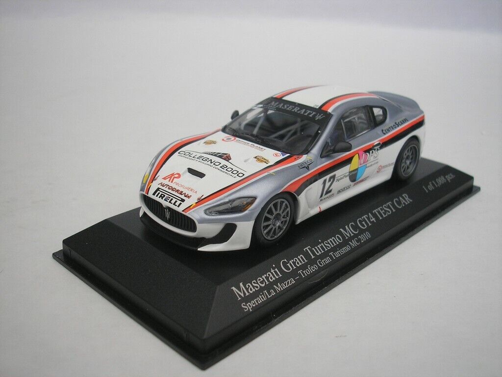 Minichamps 1:43 Maserati Granturismo MC GT4 - Sperati/LaMazza #12 Trofeo  Granturismo MC 2010 400101212